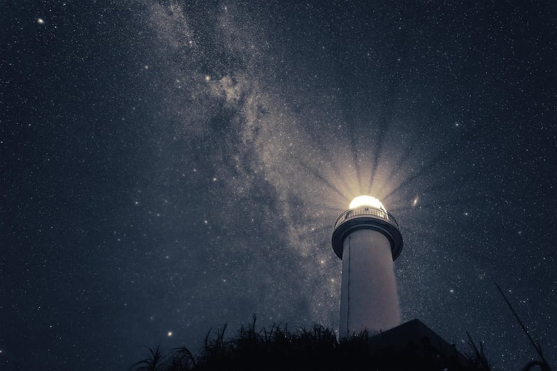 Travelers under the Milky Way